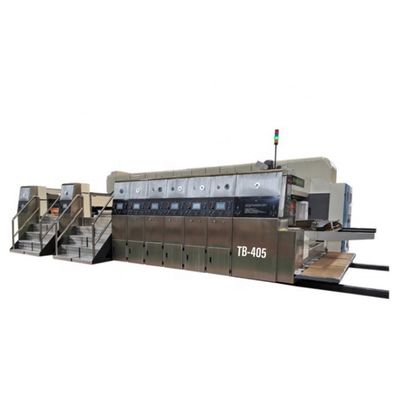 220V/380V/440V カートンボックスプリンタ ローータリー・ダイ・カット・マシンと振動スタッカー