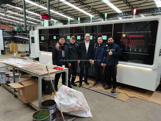 15000 pcs/H 波紋紙箱 バンド ロッター ローータリー 切断 折りたたみ 粘着機