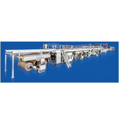 高速 120 m/min 3 5 7 生産ラインのためのプライス 波紋ボックスの製造機械