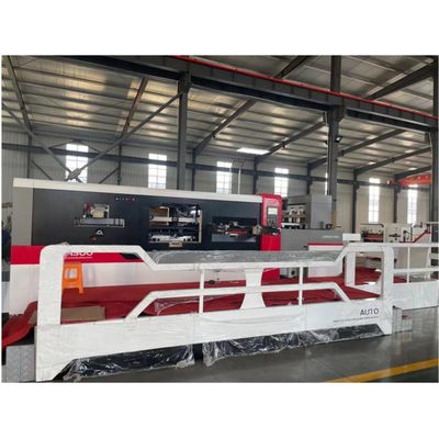 箱生産ラインのための高速高速波紋板プラットフォーム切削機