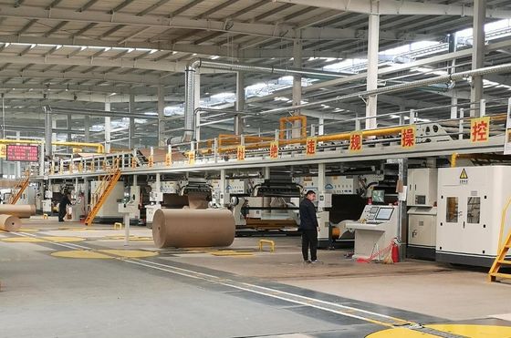 120 m/min 自動高速 3/5/7 層の波紋箱紙生産ライン
