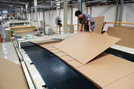 380 V 3 Ply 波紋紙箱 製造 機械 自動 製造 ライン 包装