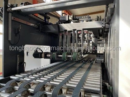 1200mm 高速フレクソプリンター スロッター ダイ カッター ライン フォルダー グルーバー