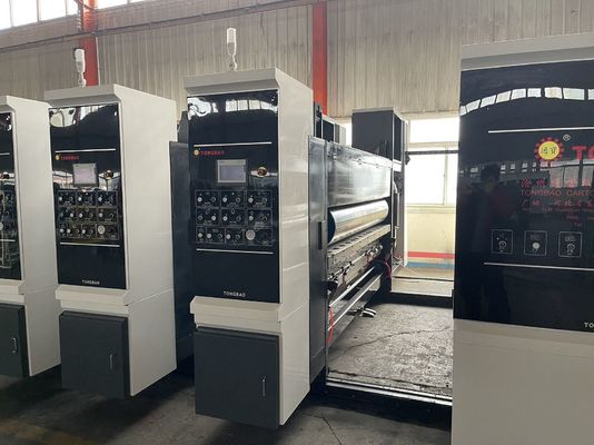 1200mm 自動フレックスプリント スロッティング ダイカット 折りたたみ 粘着 ストラッピング インラインマシン