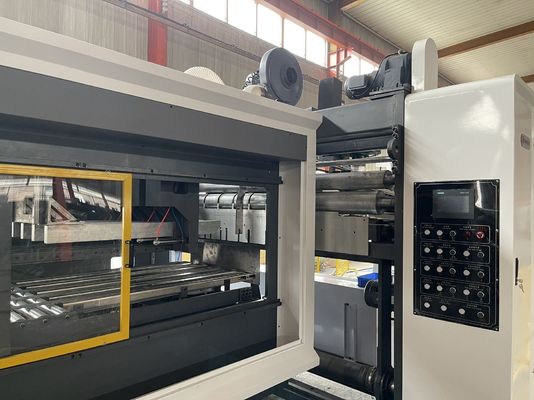 1200mm 自動フレックスプリント スロッティング ダイカット 折りたたみ 粘着 ストラッピング インラインマシン