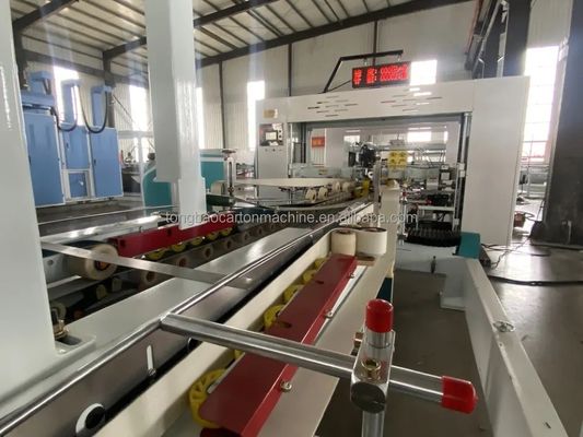 電気駆動の波紋紙フォルダー粘着剤と縫合剤のバンドリングマシン