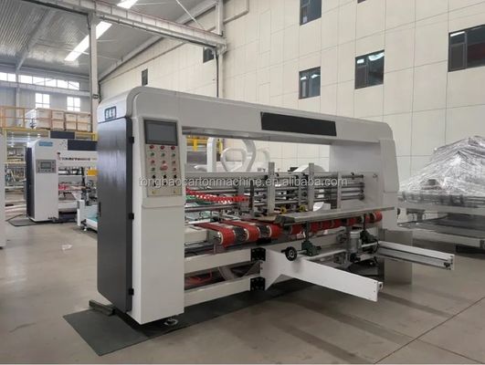 全自動波紋紙箱フォルダー 紙紙のラインで粘着縫い